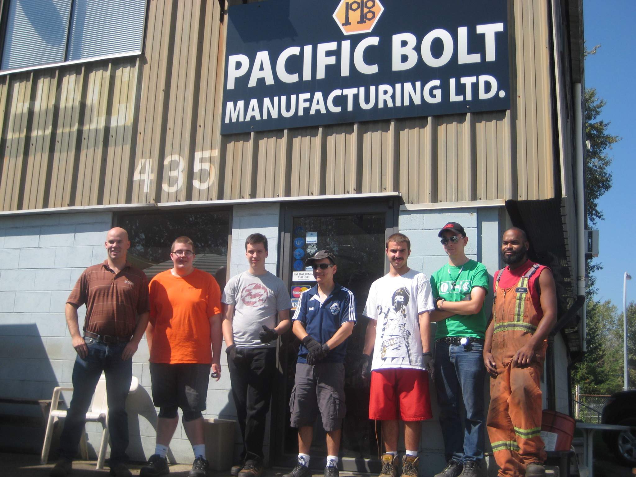 Packaging Pacific Bolt Manufacturing Ltd.